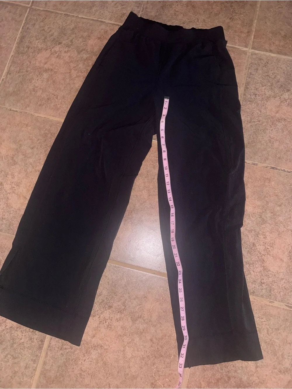 Lululemon Stretch Woven Wide-Leg High-Rise Pant Size Medium Black